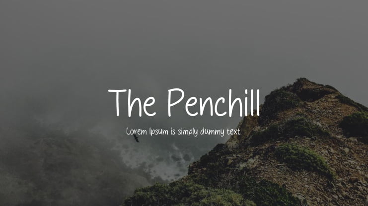 The Penchill Font