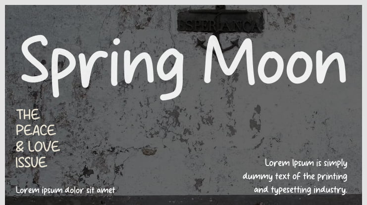 Spring Moon Font