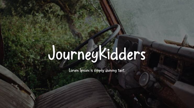 JourneyKidders Font