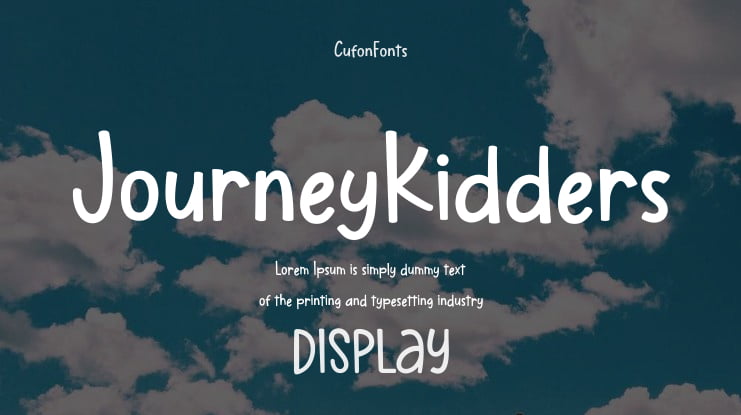 JourneyKidders Font