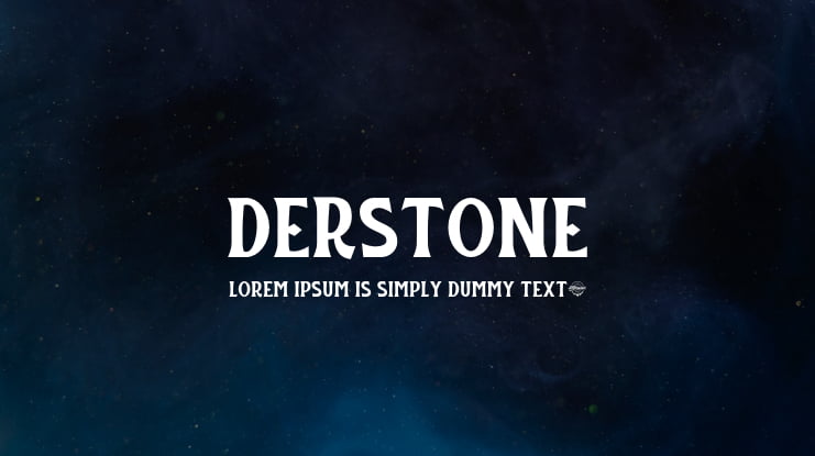 Derstone Font