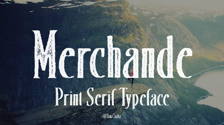 Merchande Print Serif Font