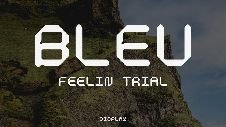 Bleu Feelin Trial Font