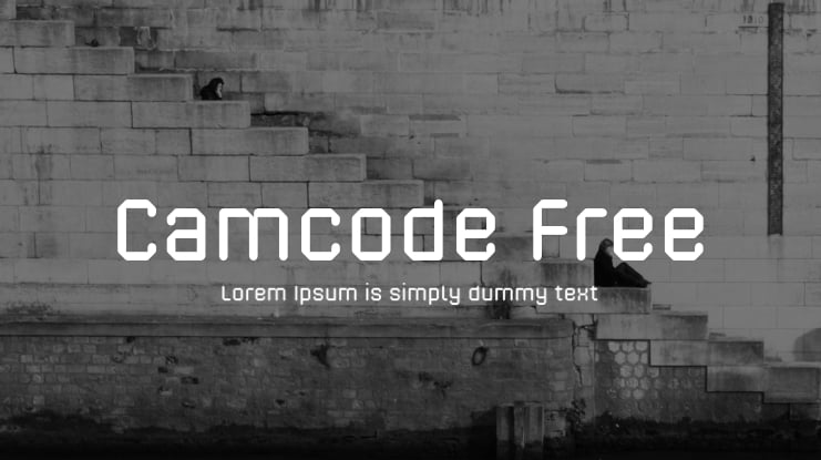 Camcode Free Font