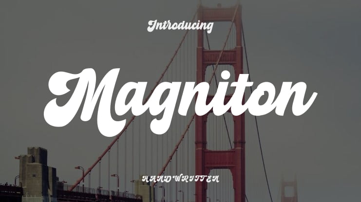 Magniton Font