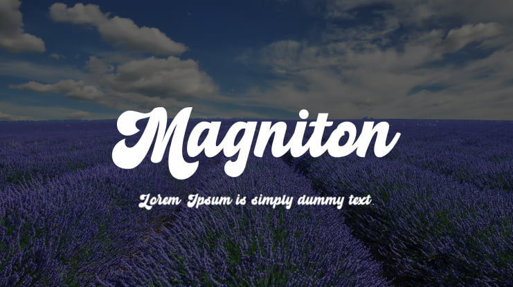 Magniton Font