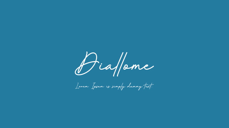 Diallome Font