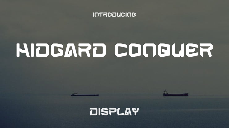 Hidgard Conquer Font