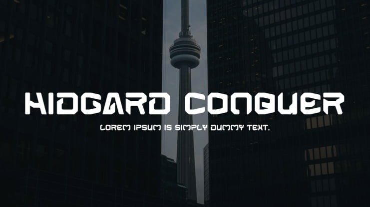 Hidgard Conquer Font