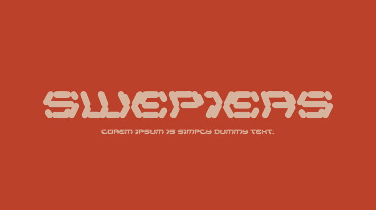 Swepiers Font