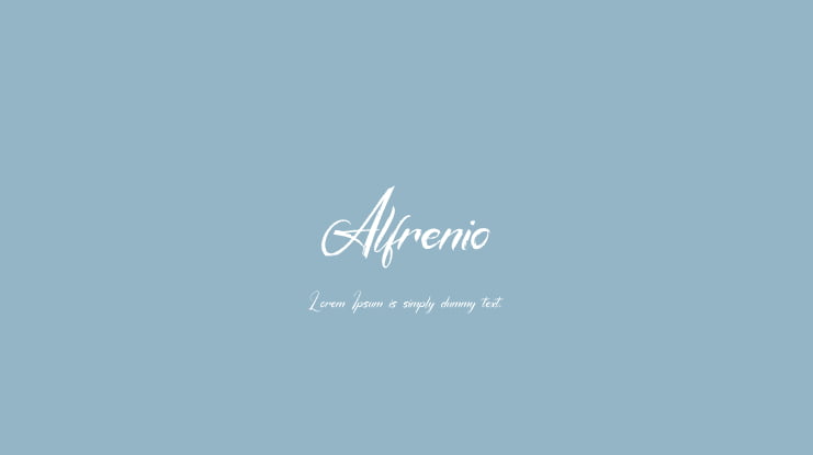 Alfrenio Font