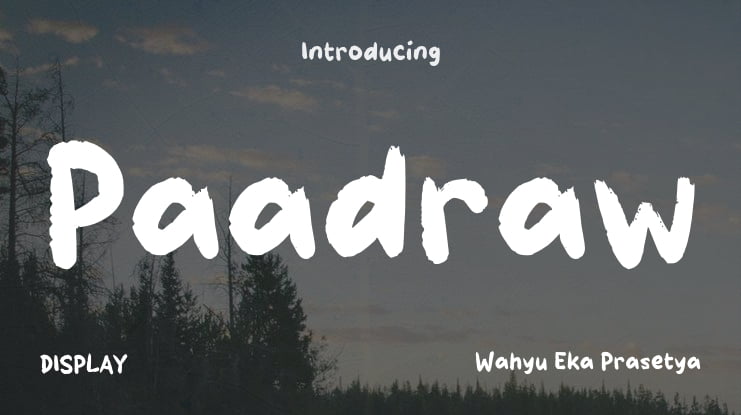 Paadraw Font