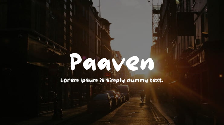 Paaven Font