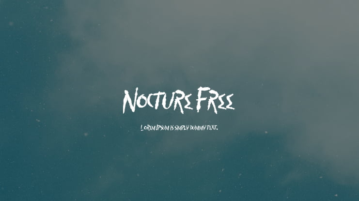 Nocture Free Font