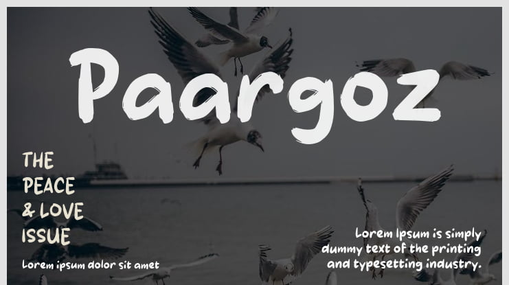 Paargoz Font