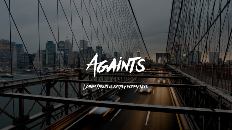 Againts Font