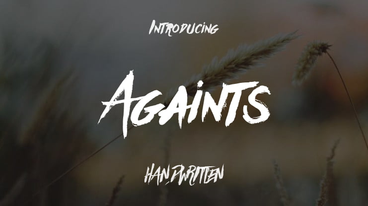 Againts Font