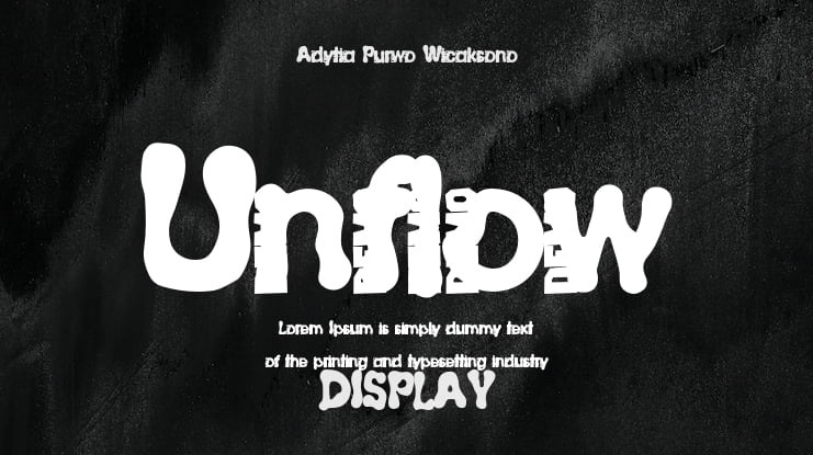 Unflow Font