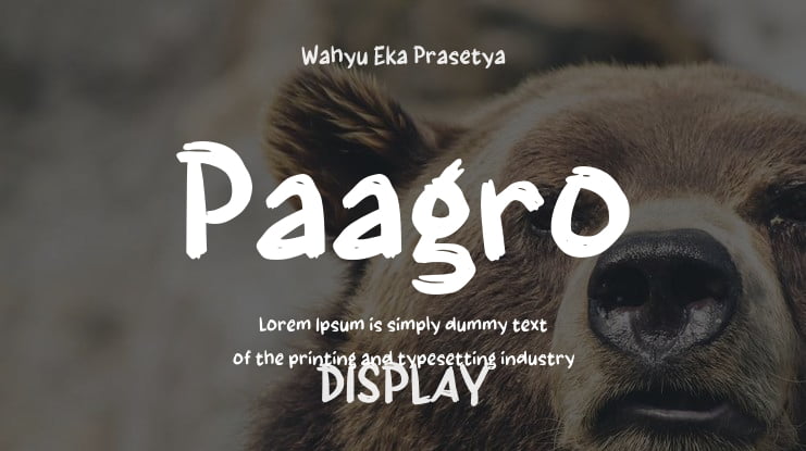 Paagro Font