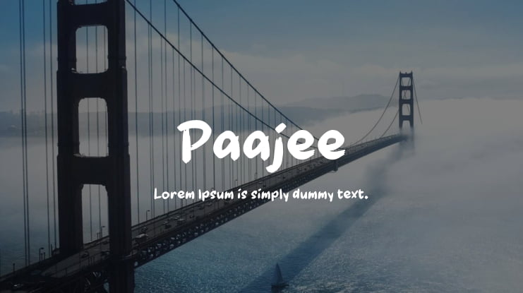 Paajee Font