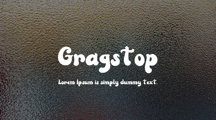 Gragstop Font