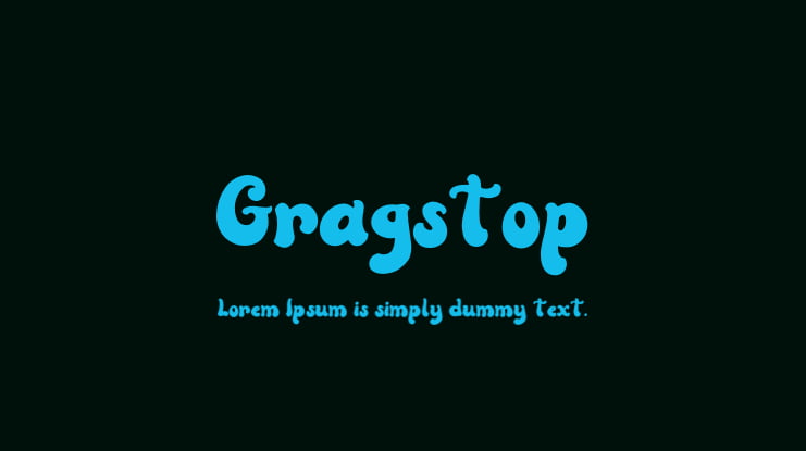 Gragstop Font