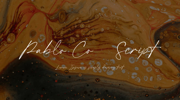 Pablo Co - Script Font Family