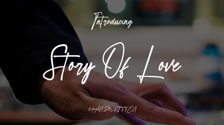 Story Of Love Font