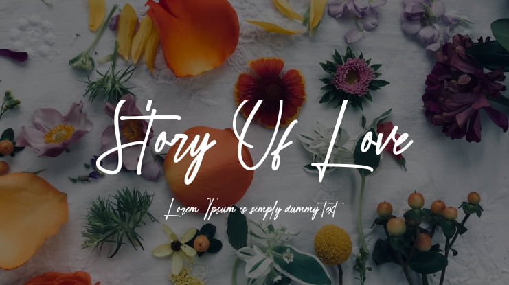 Story Of Love Font