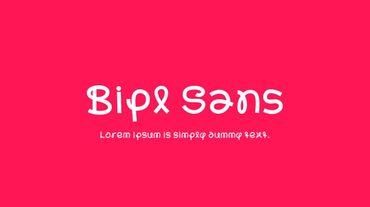 Bipl Sans Font