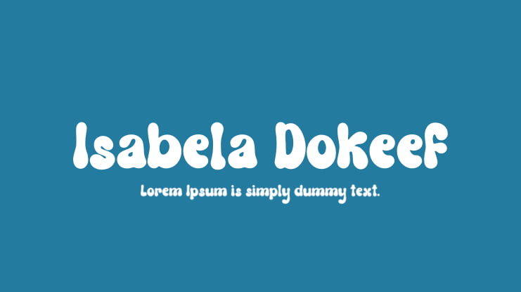 Isabela Dokeef Font