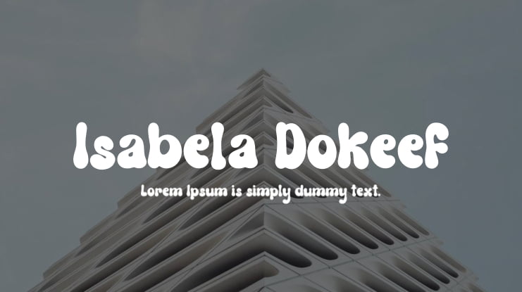 Isabela Dokeef Font