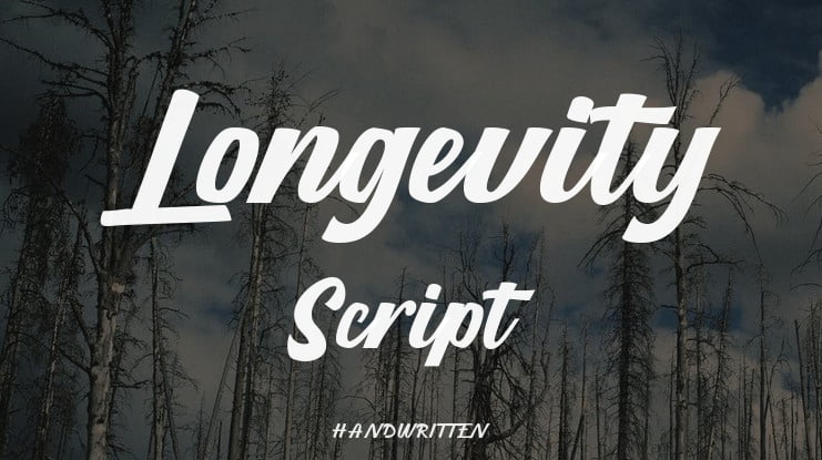 Longevity Script Font