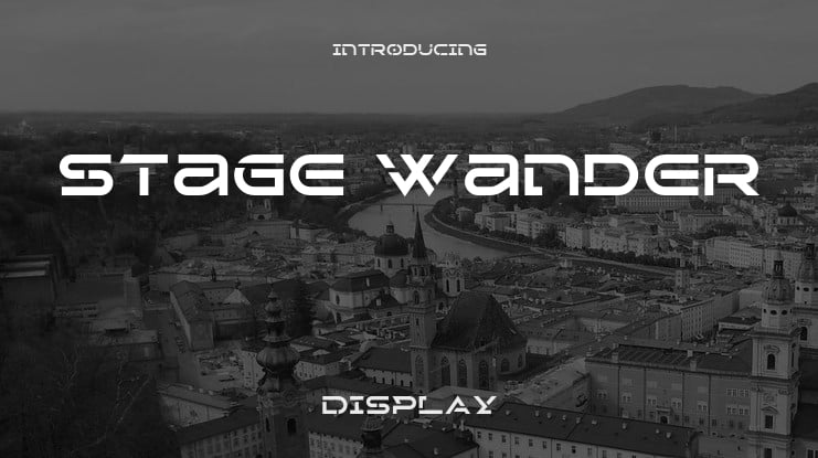 Stage Wander Font