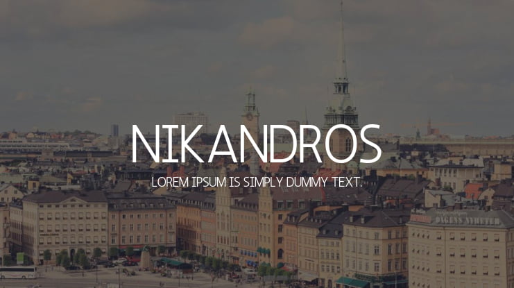 Nikandros Font