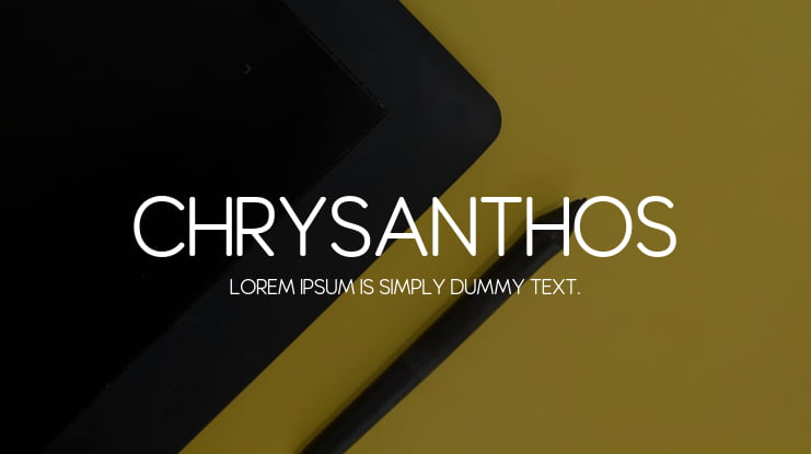 Chrysanthos Font