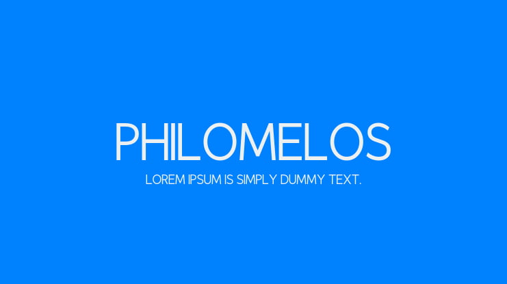 Philomelos Font