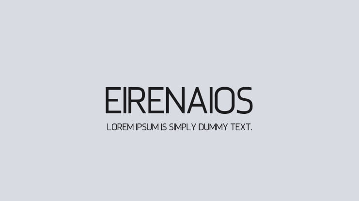 Eirenaios Font