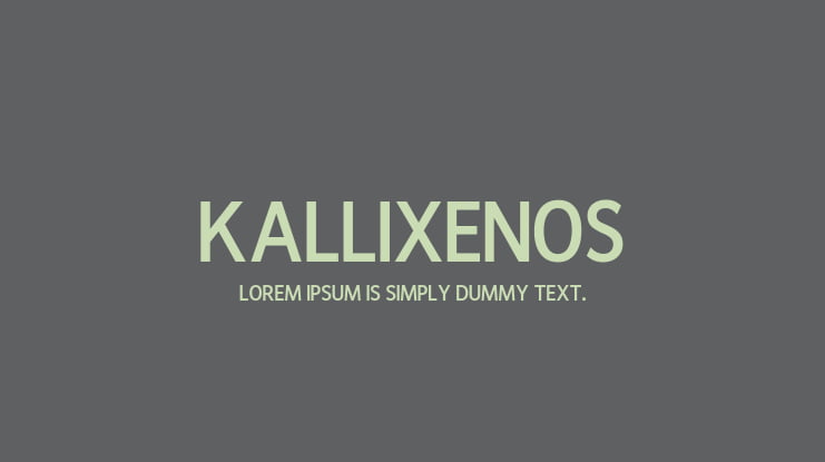 Kallixenos Font