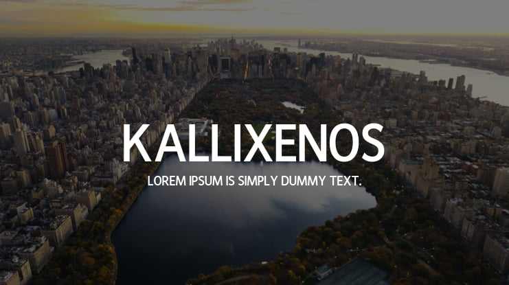 Kallixenos Font