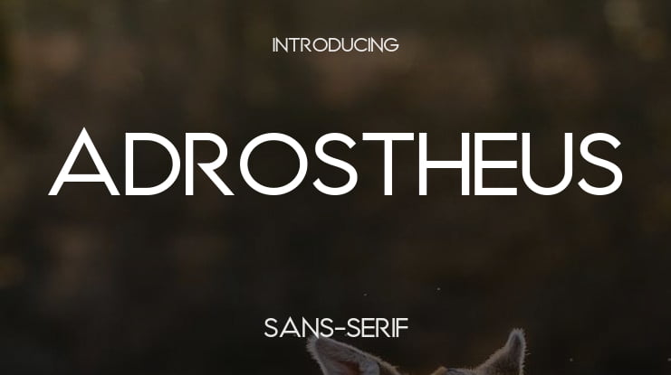 Adrostheus Font