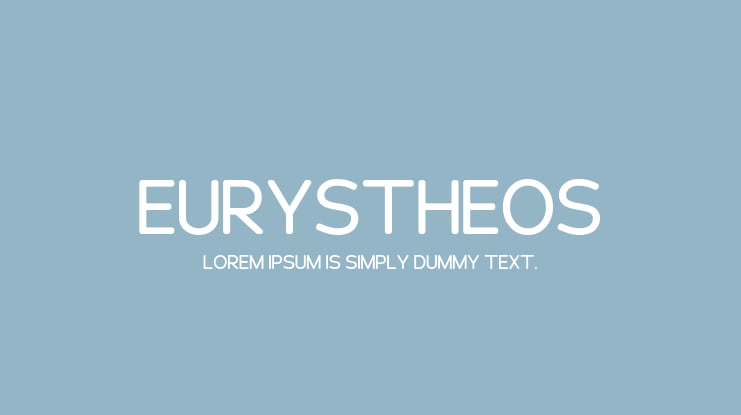 Eurystheos Font