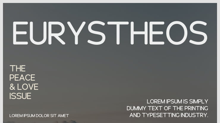 Eurystheos Font