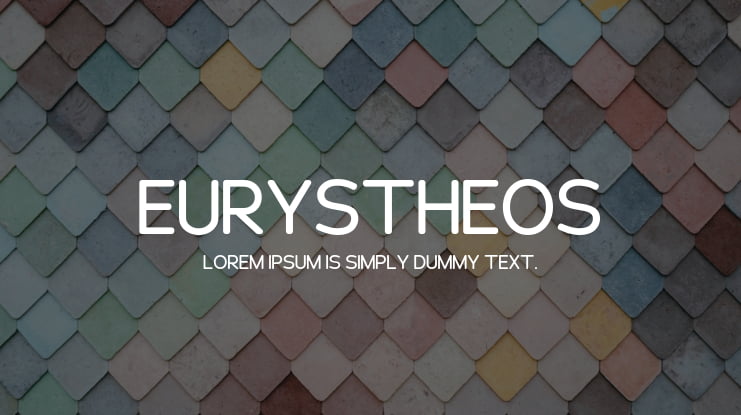 Eurystheos Font