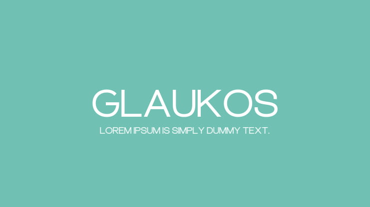 Glaukos Font