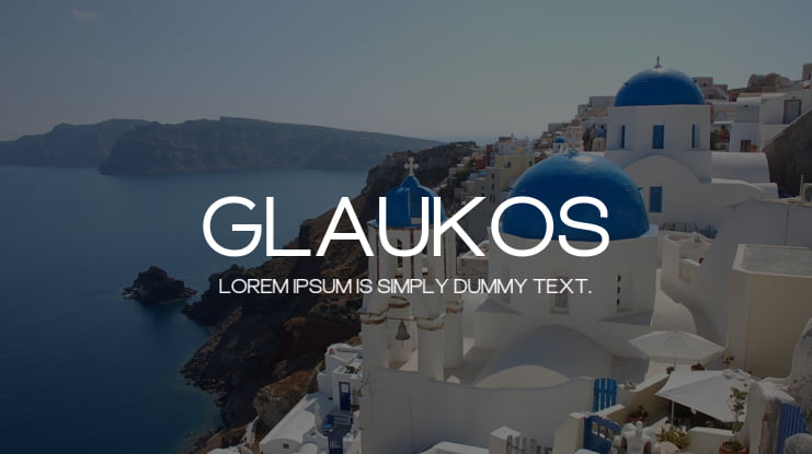 Glaukos Font