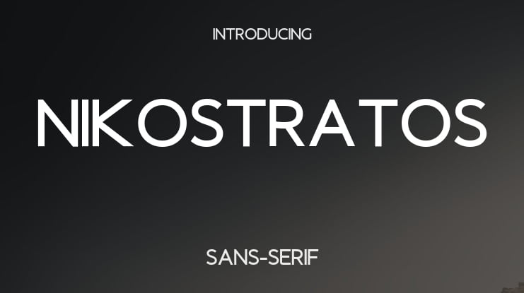 Nikostratos Font