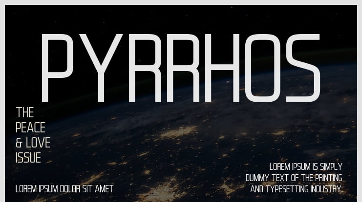 Pyrrhos Font