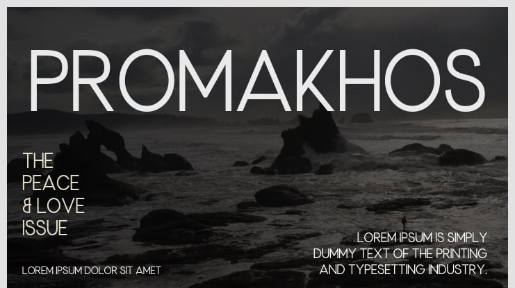 Promakhos Font