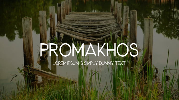 Promakhos Font